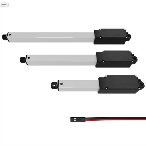 L16-S Miniature Linear Actuator with Limit Switches